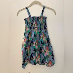 Baby Gap Abstract Floral Smocked Sundress